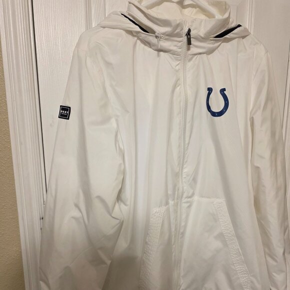 DKNY Indianapolis Colts Lightweight windbreaker in White - XL - EXCELLENT!! - Picture 2 of 8